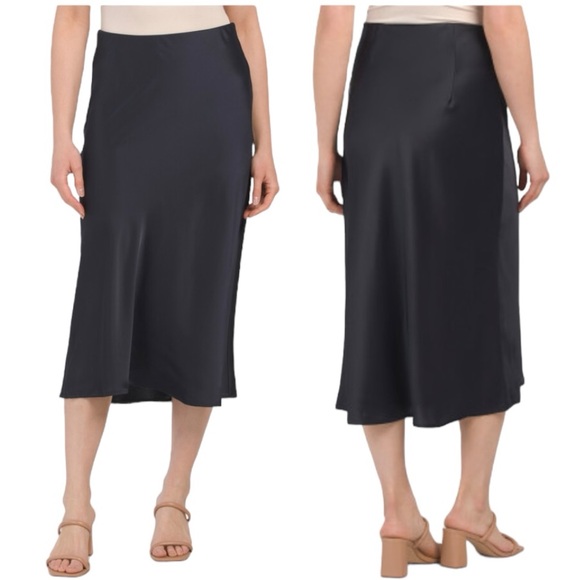 RACHEL ZOE Satin Midi Skirt NWT - Picture 4 of 8